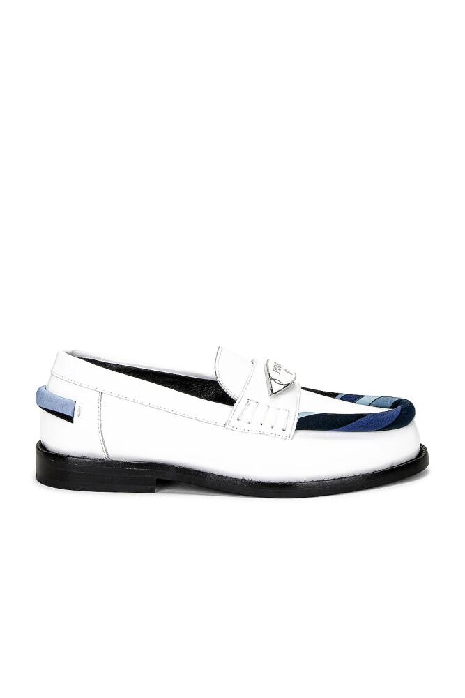 Emilio Pucci Penny Loafer in White Cover