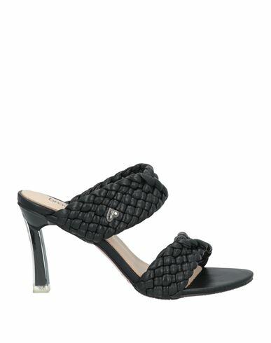 Tua By Braccialini Woman Sandals Black Textile fibers Cover