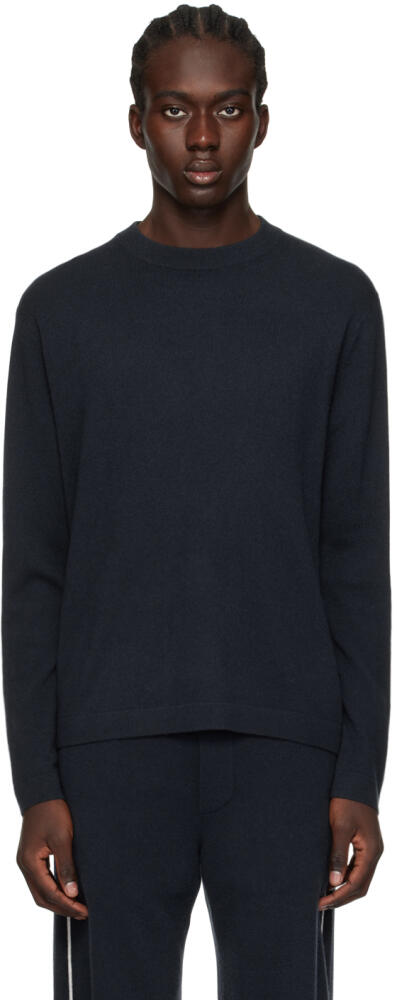 LISA YANG Navy 'The Mason' Sweater Cover