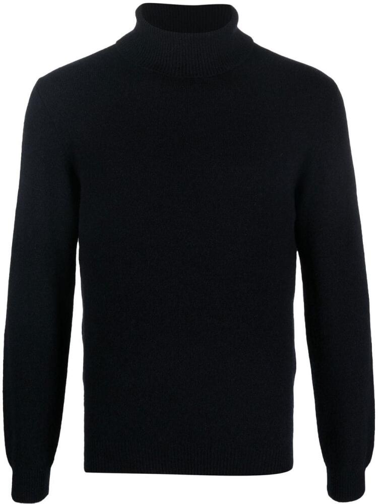 Corneliani cashmere roll-neck jumper - Blue Cover