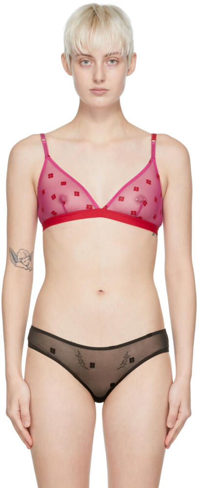 Givenchy Pink Nylon Bra Cover