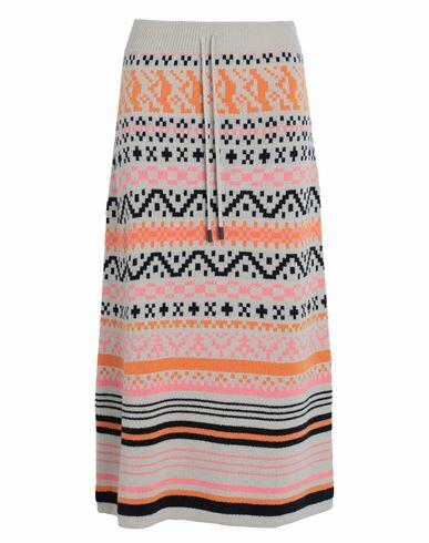 Max & co. Woman Midi skirt Light grey Acrylic, Wool, Polyester Cover