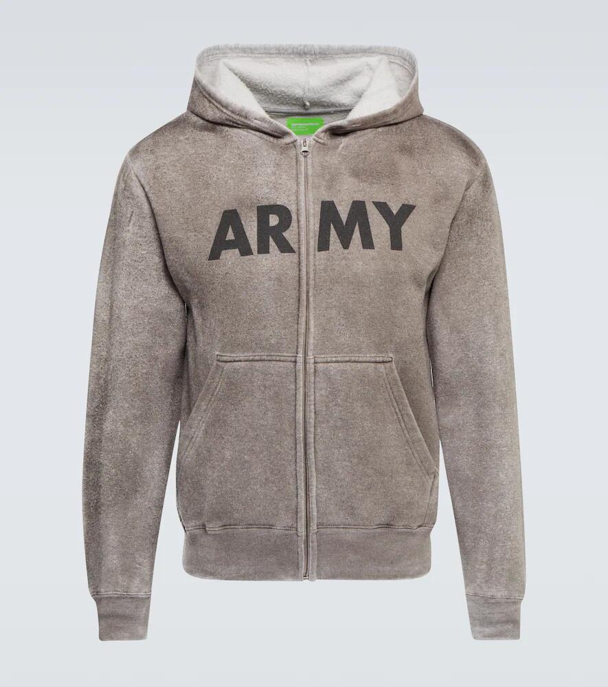 NotSoNormal Army cotton jersey hoodie Cover