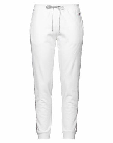 Champion X Chiara Ferragni Woman Pants White Cotton, Elastane Cover