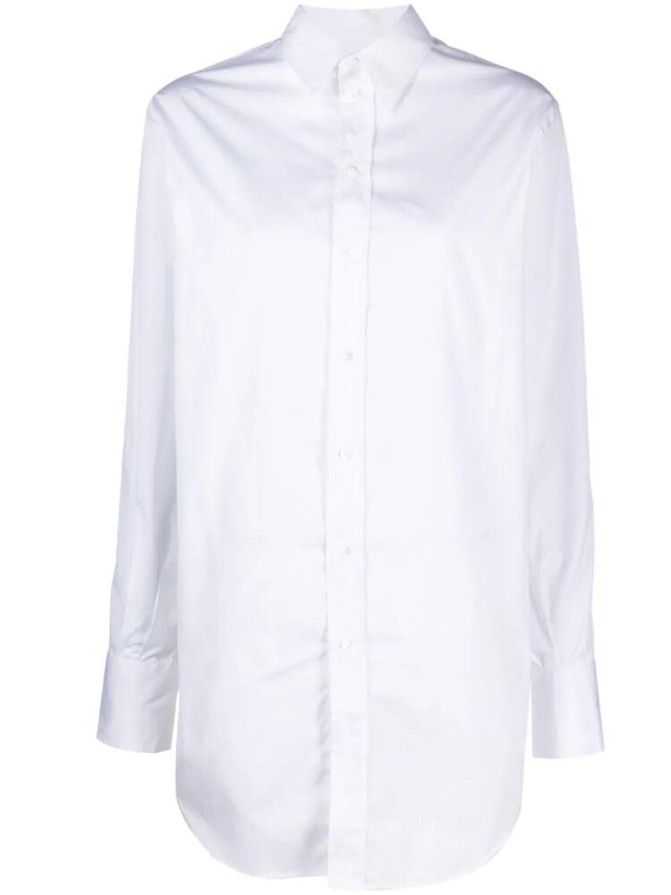 SA SU PHI long-sleeve cotton shirt - White Cover