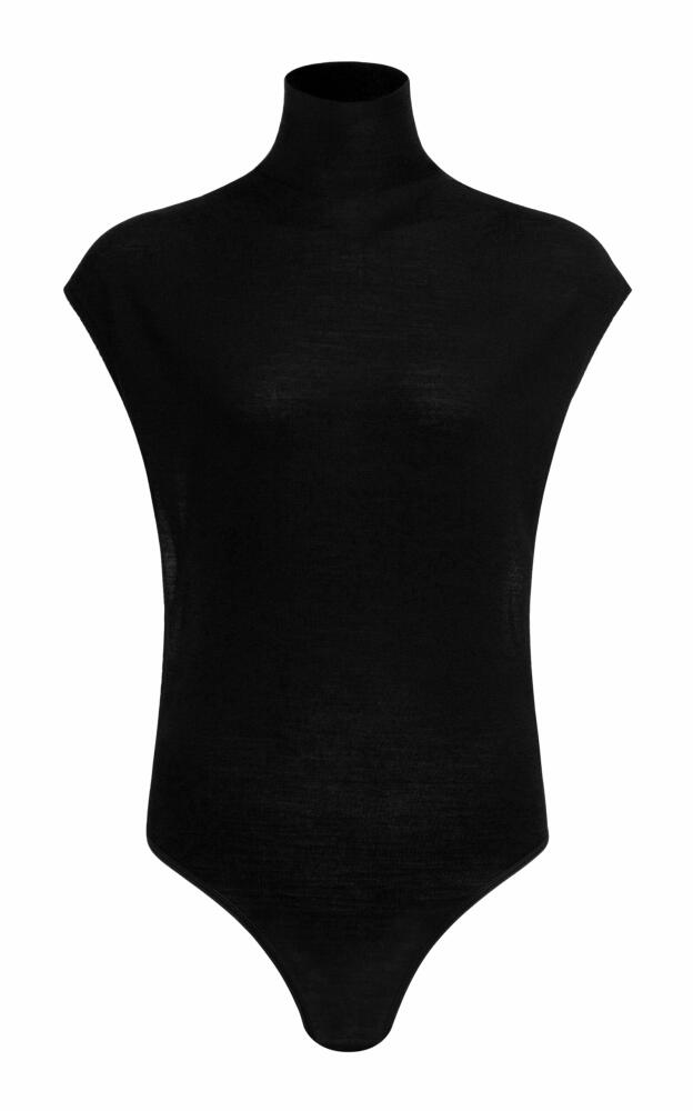 ALAA - Sleeveless Knit Merino Wool Bodysuit - Black Cover