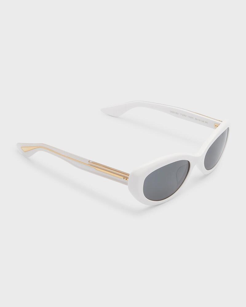 KHAITE x Oliver Peoples 1979C White Acetate Oval Sunglasses Cover