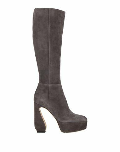 Si Rossi By Sergio Rossi Woman Boot Grey Leather Cover