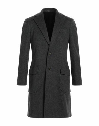 Barba Napoli Man Coat Steel grey Virgin Wool Cover