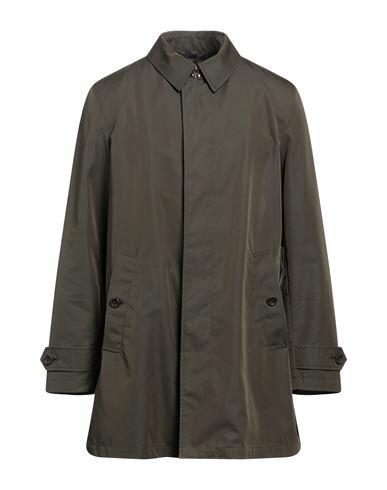 Sealup Man Overcoat & Trench Coat Military green Cotton, Polyamide Cover