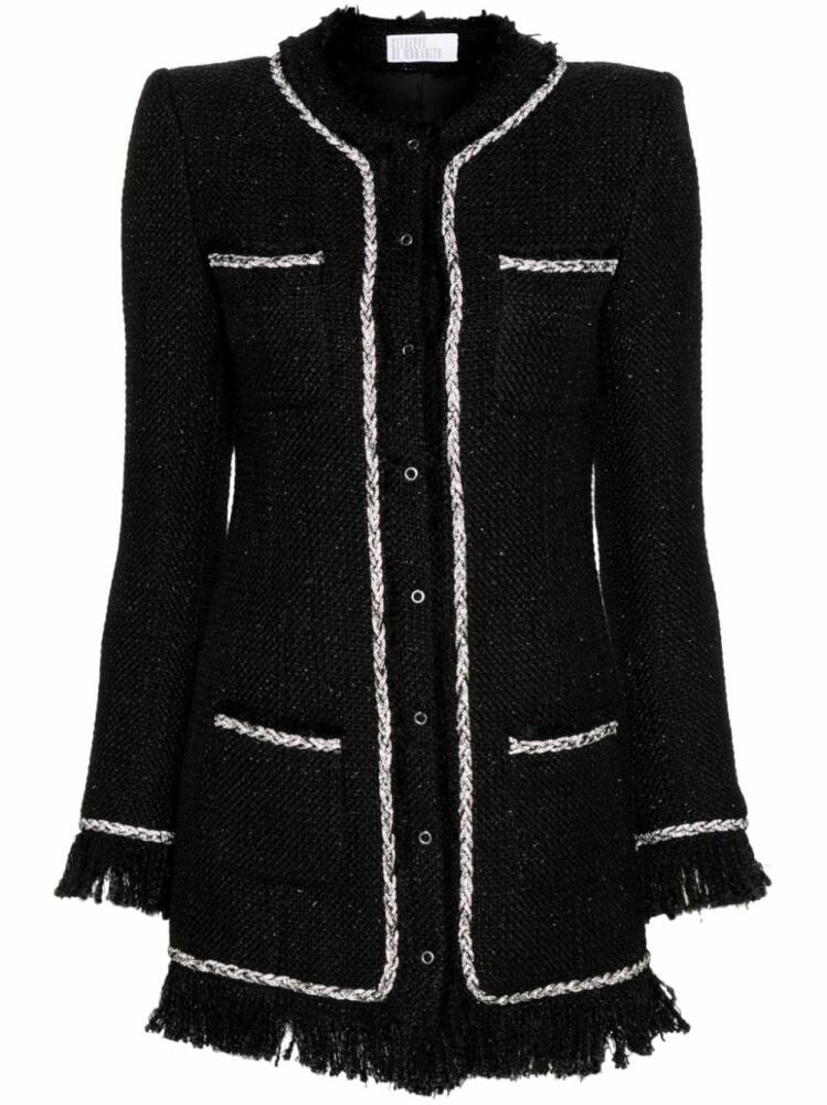 Giuseppe Di Morabito bouclé shirt mini dress - Black Cover