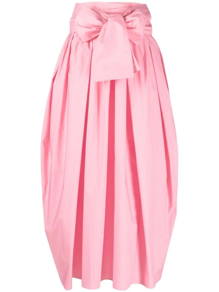 Cecilie Bahnsen Junita poplin tulip skirt - Pink Cover