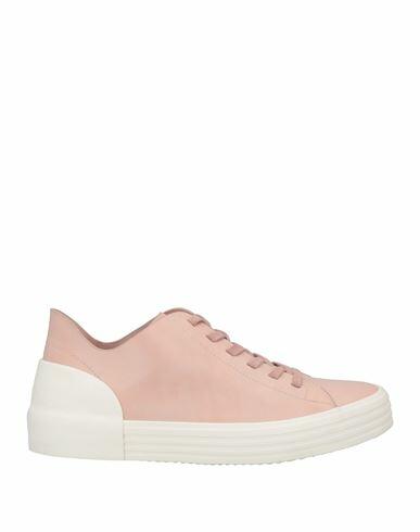 Del Carlo Woman Sneakers Pastel pink Soft Leather Cover