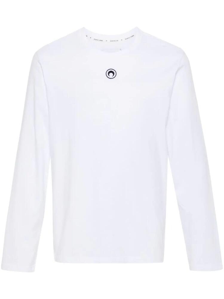 Marine Serre Crescent Moon long-sleeve T-shirt - White Cover