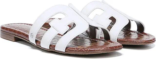 Sam Edelman Bay (Bright White Vaquero Saddle Leather) Women's Slide Shoes Cover