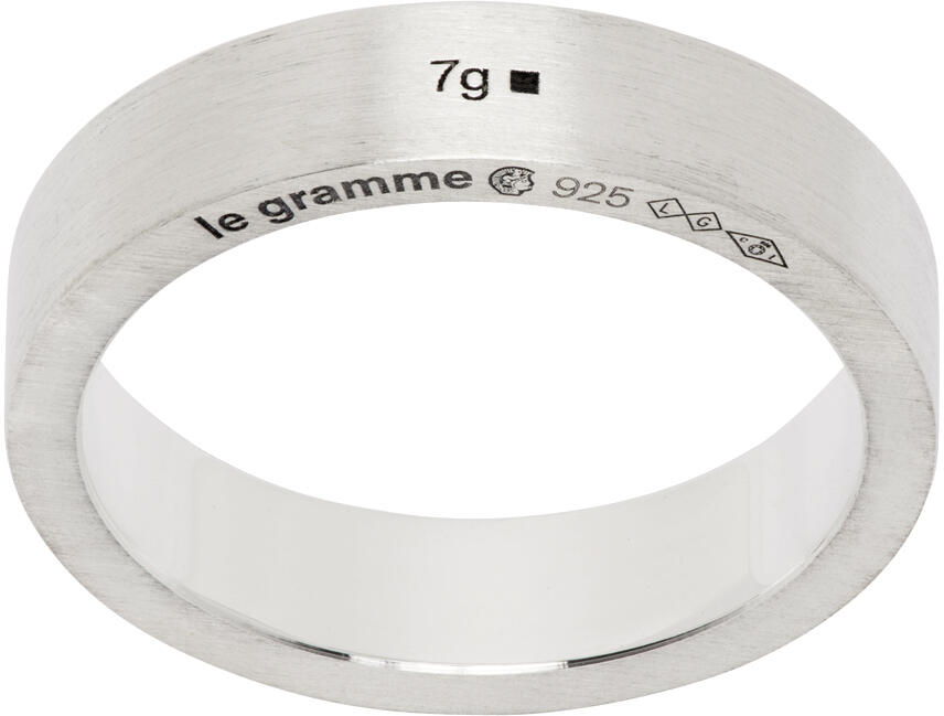 Le Gramme Silver 'La 7g' Ribbon Ring Cover