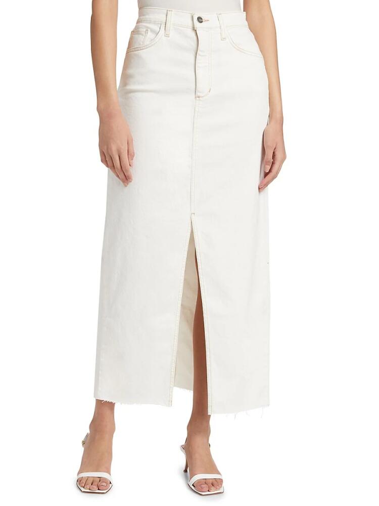 Joe's Jeans Women's Eva Denim Maxi Skirt - Milk Cover