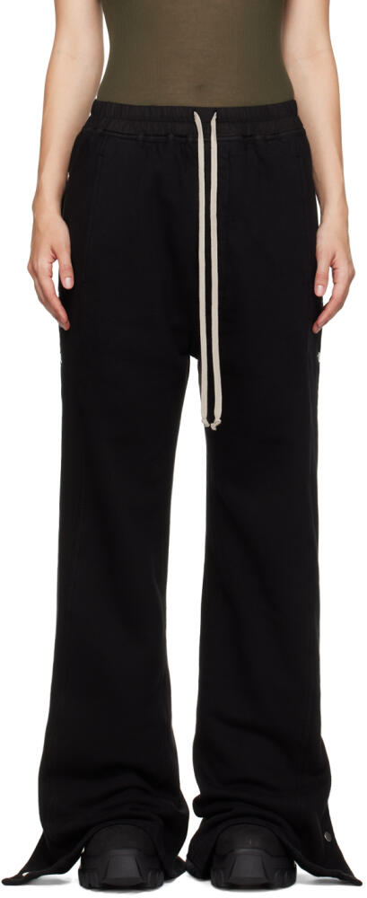 Rick Owens DRKSHDW Black Porterville Pusher Lounge Pants Cover