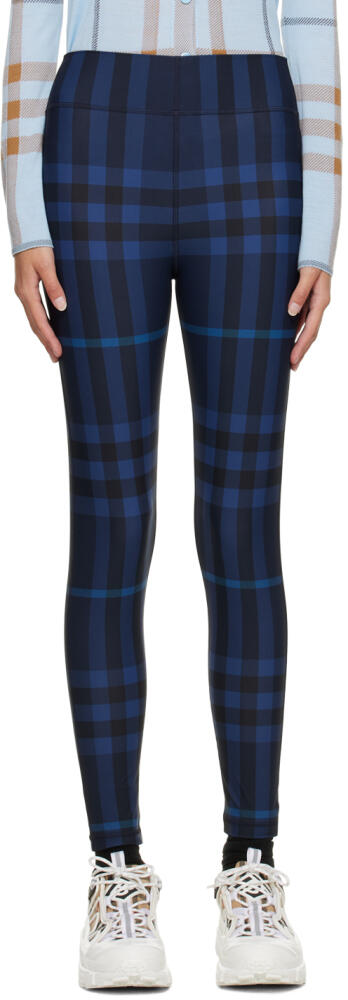 Burberry Blue Check Sport Leggings Cover