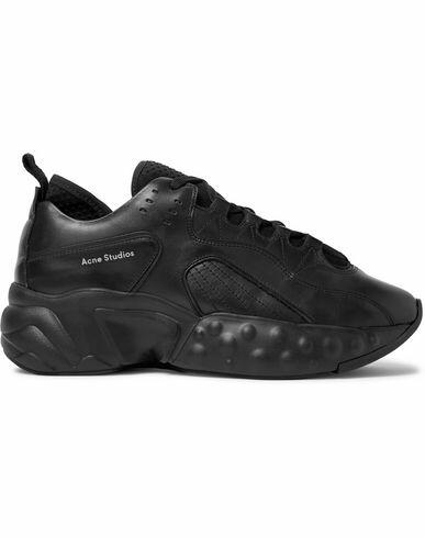 Acne Studios Man Sneakers Black Soft Leather Cover