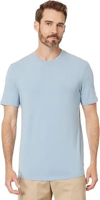 TravisMathew Cloud Crew (Dusty Blue) Men's T Shirt Cover