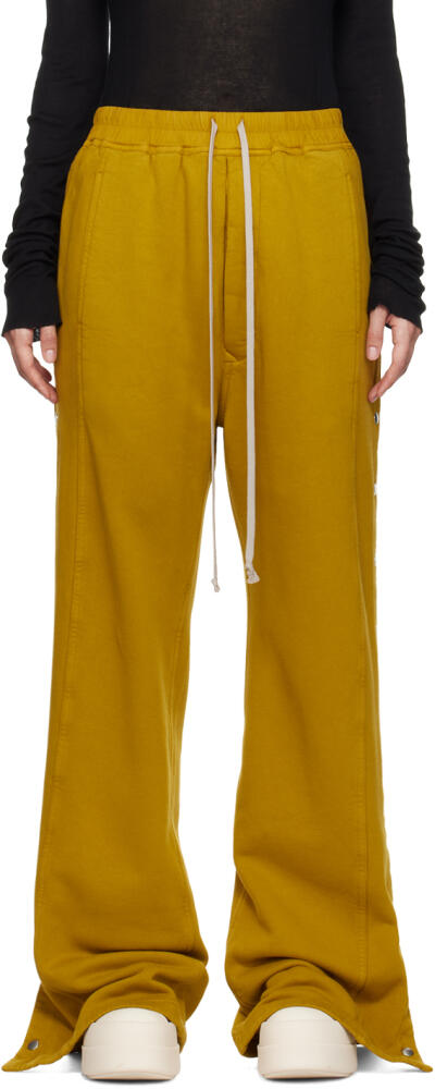 Rick Owens DRKSHDW Yellow Porterville Pusher Lounge Pants Cover