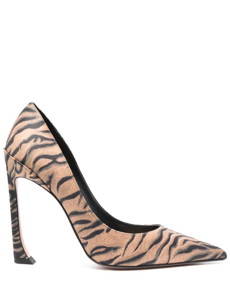 Pīferi Avangarda 110mm tiger-print pumps - Black Cover