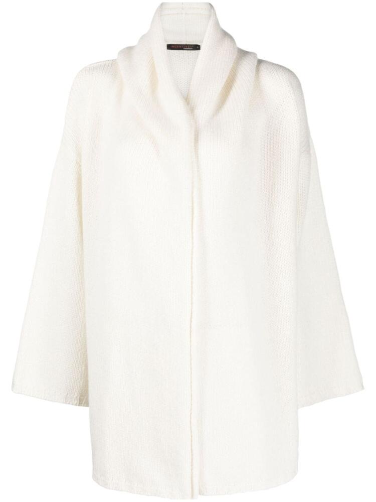 Incentive! Cashmere Alb cashmere cardigan - White Cover