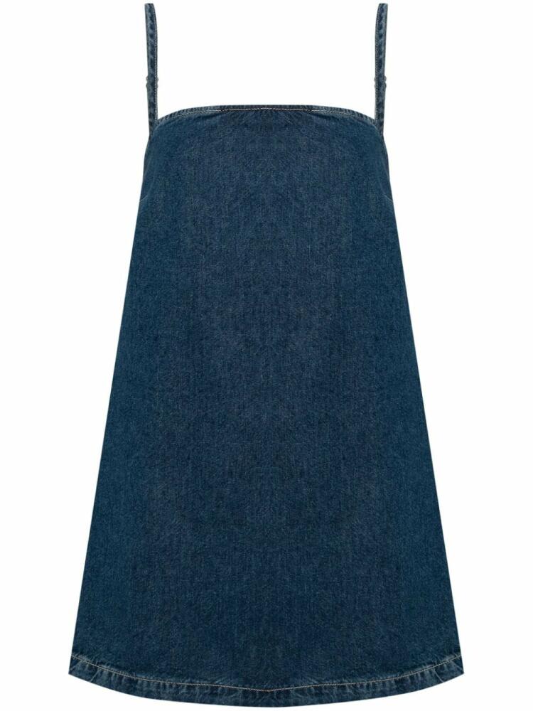 Reformation Stella denim mini dress - Blue Cover