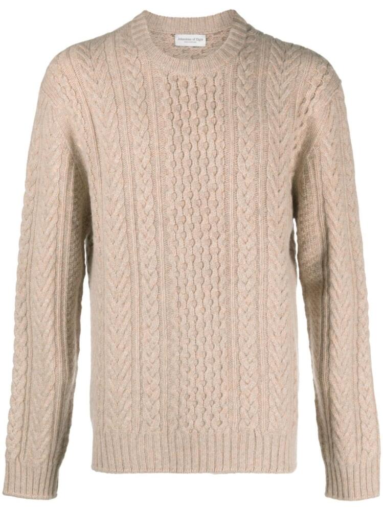 Johnstons of Elgin cable-knit cashmere jumper - Neutrals Cover