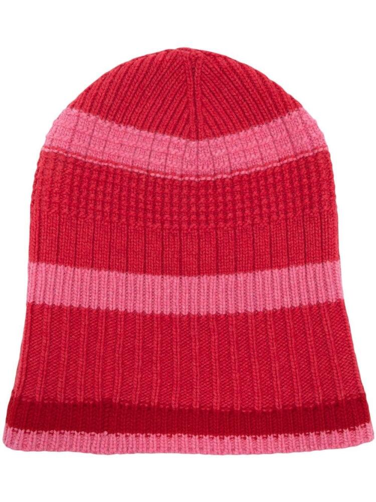 Barrie striped beanie hat - Pink Cover