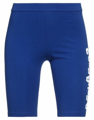 Dsquared2 Woman Leggings Blue Cotton, Elastane Cover