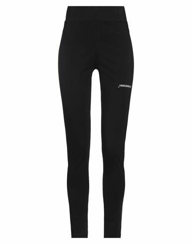 Hinnominate Woman Leggings Black Cotton, Elastane Cover