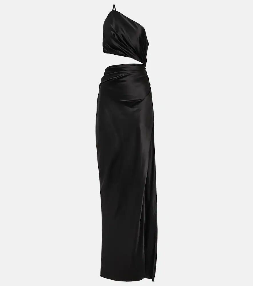 The Sei One-shoulder cutout silk gown Cover