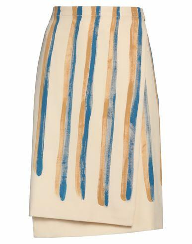 Marni Woman Midi skirt Ivory Virgin Wool Cover