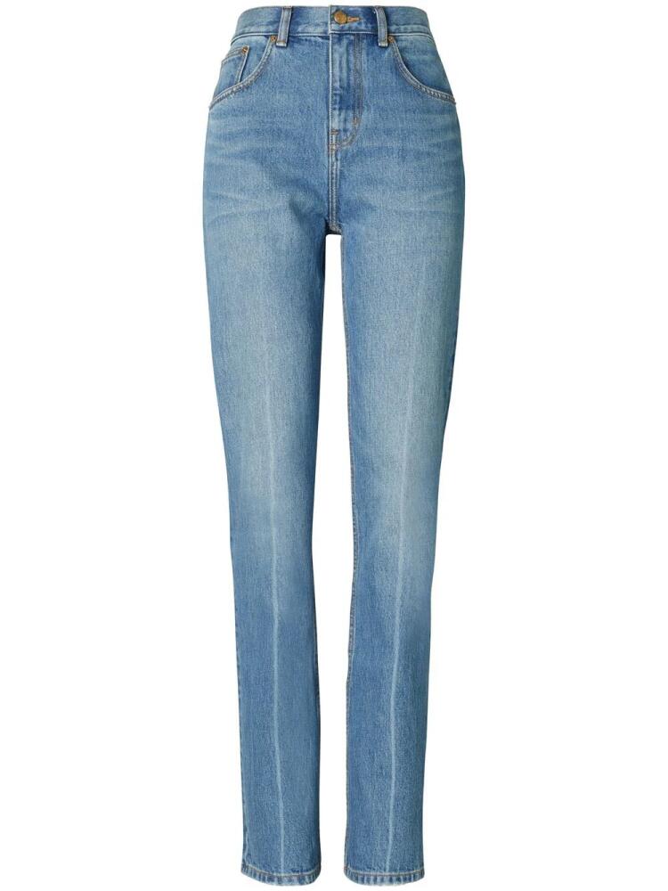 Tory Burch mid-rise straight-leg jeans - Blue Cover