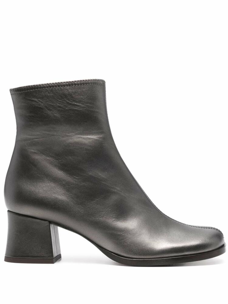 Chie Mihara 65mm Takun boots - Silver Cover