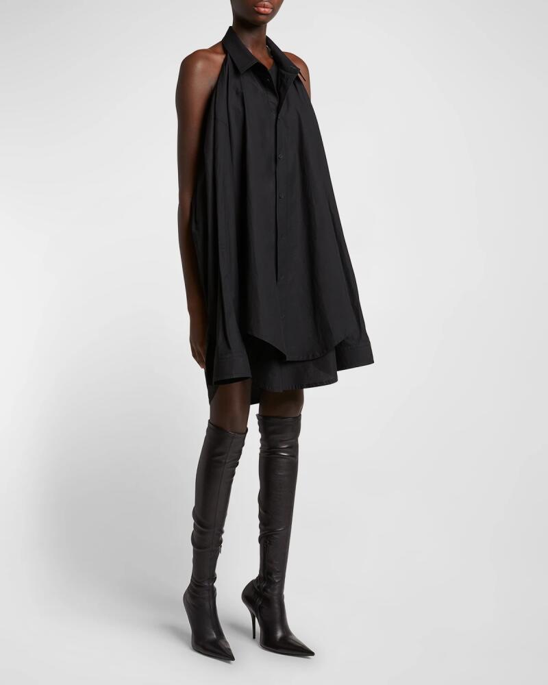 Balenciaga Suspended Poplin Shirtdress Cover