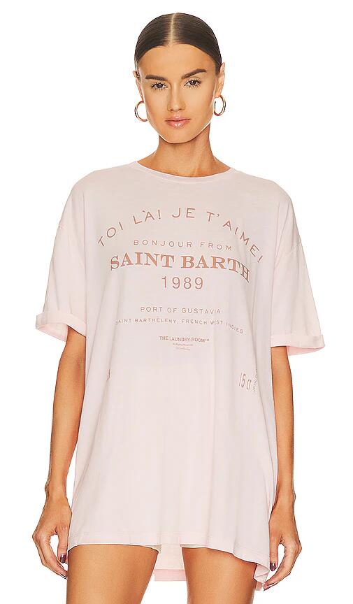 The Laundry Room Saint Barth 89 Oversize Tee in Pink Cover