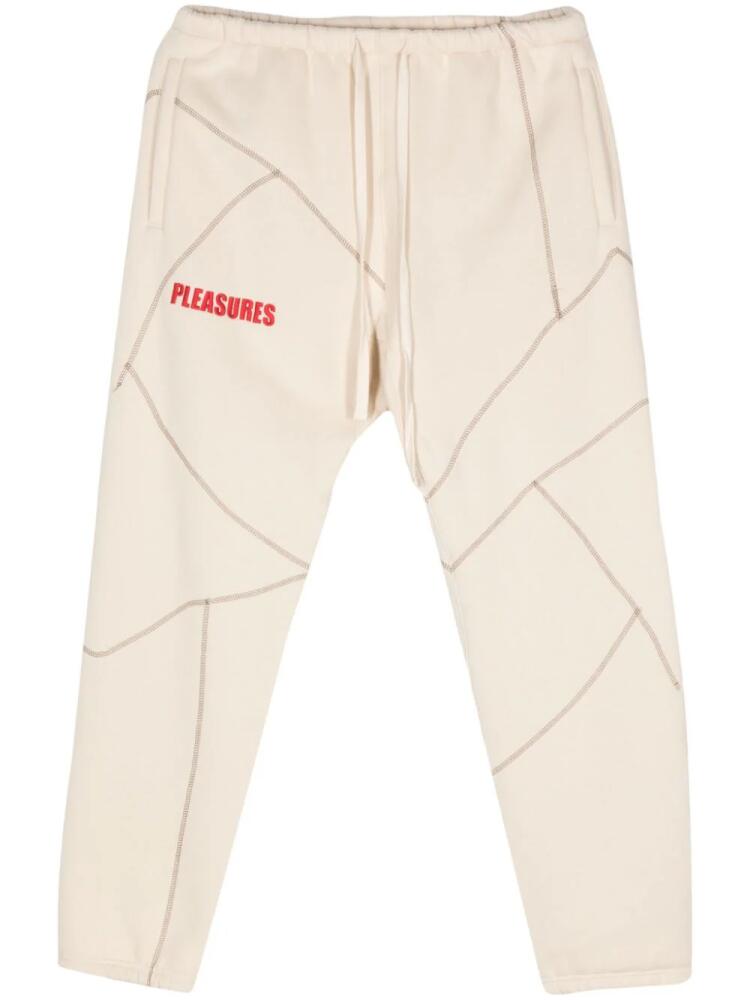 Pleasures Vein mid-rise track trousers - Neutrals Cover