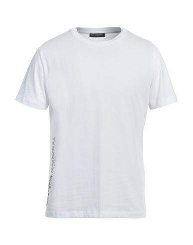 C'n'c' Costume National Man T-shirt White Cotton Cover