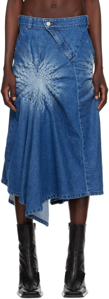 Masha Popova Blue Drift Skirt Cover