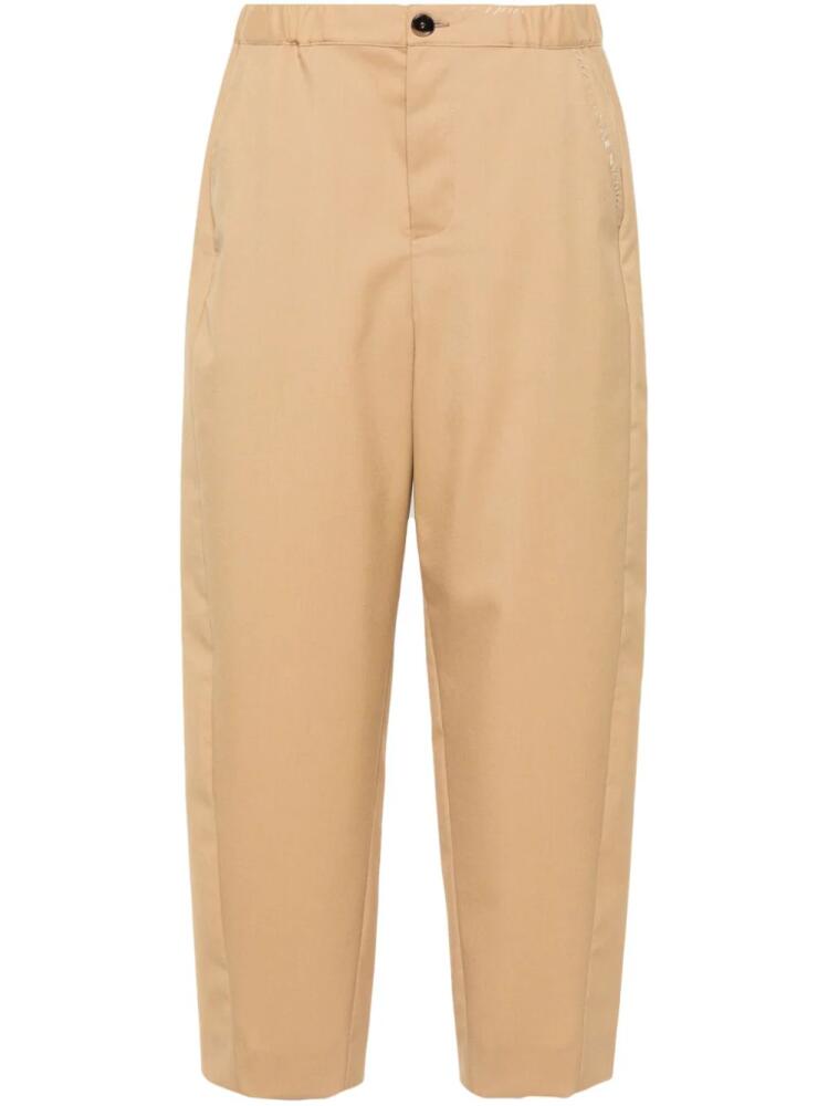 Marni cropped wide-leg trousers - Neutrals Cover