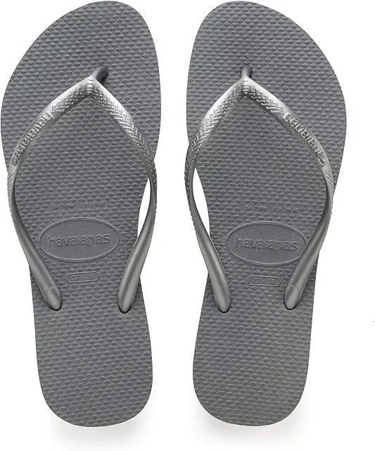 Havaianas Slim Flip Flop Sandal (Steel Grey) Women's Sandals Cover