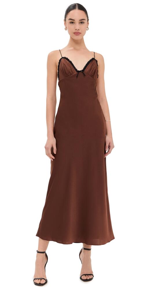 NIA Camille Dress Chocolate Cover