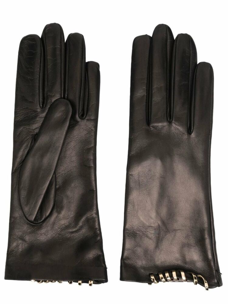 Lanvin Melodie leather gloves - Black Cover