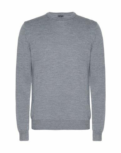 8 By Yoox Merino Wool Essential Crewneck Sweater Man Sweater Grey Merino Wool Cover