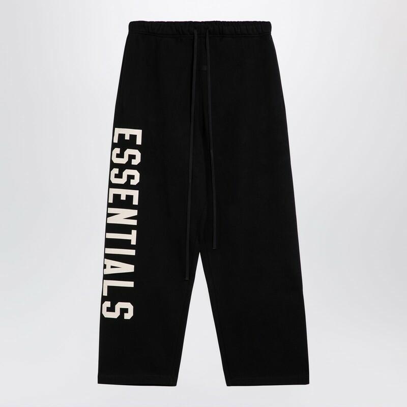 Fear of God Essentials Black jogging trousers with logo Cover