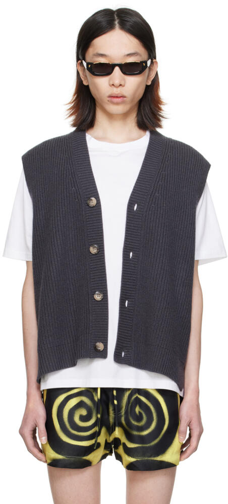 Nanushka Gray Terence Vest Cover