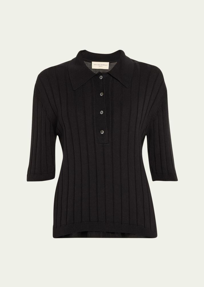 Officine Generale Naya Collared Cashmere-Blend Shirt Cover